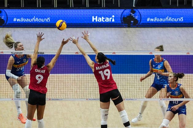 Volleyball, Frauen, Nations League, Kanada - Niederlande