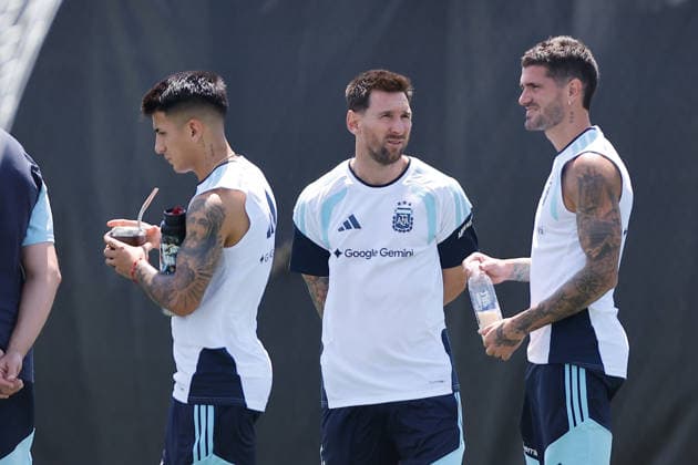 Fußball, FIFA WM 2026, Nationalteam Argentinien, Training