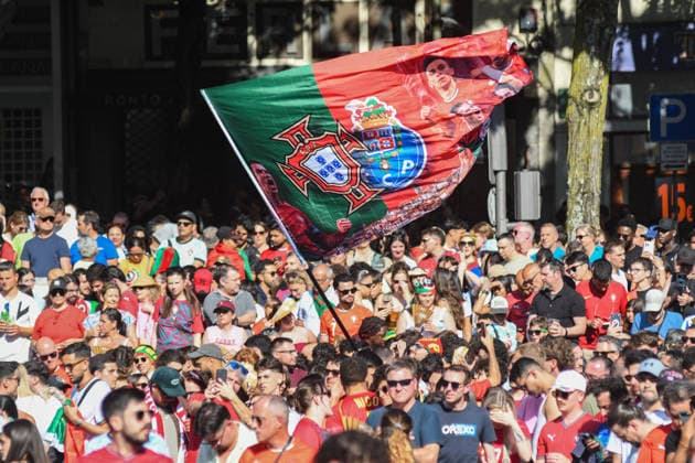 Fußball, FIFA WM 2026, Portugal - DR Kongo, Public Viewing in Porto