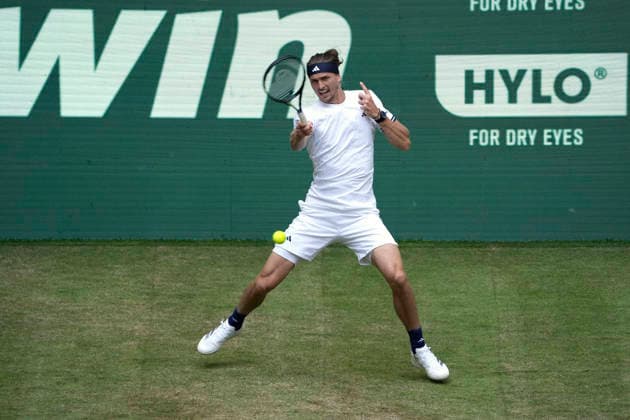 Tennis, ATP-Turnier in Halle, Zverev - Hanfmann