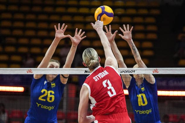 Volleyball, Frauen, Nations League, Polen - Ukraine