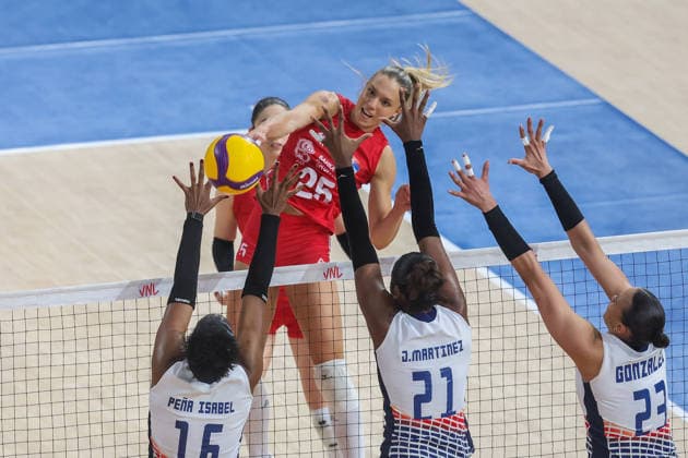 Volleyball, Frauen, Nations League, Serbien - Dominikanische Republik
