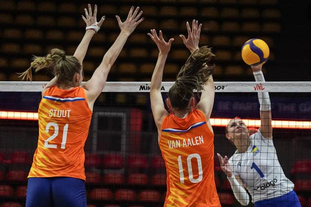 Volleyball, Frauen, Nations League, Niederlande - Ukraine