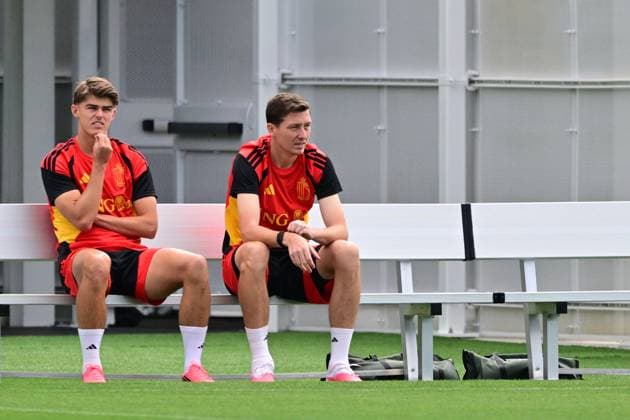 Fußball, FIFA WM 2026, Nationalteam Belgien, Training