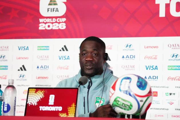 Fußball, FIFA WM 2026, Nationalteam Elfenbeinküste, Pressekonferenz