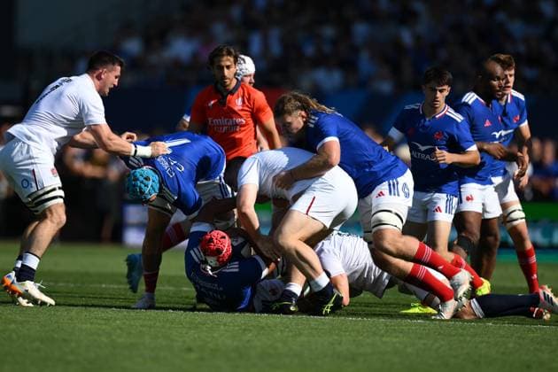 Rugby, Testspiel, Frankreich - England