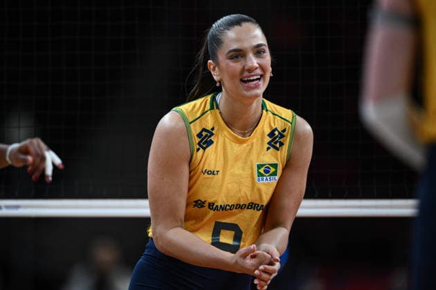 Volleyball, Frauen, Nations League, Brasilien - China