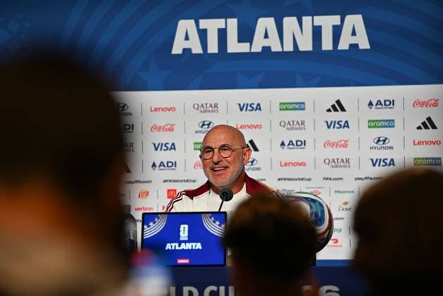 Fußball, FIFA WM 2026, Nationalteam Spanien, Pressekonferenz