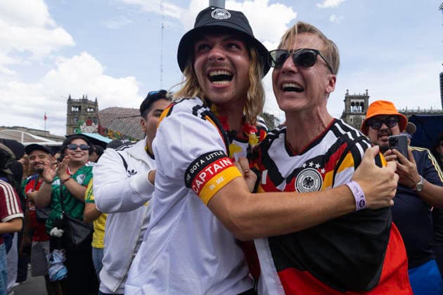 Fußball, FIFA WM 2026, Deutschland - Elfenbeinküste, Public Viewing in Mexiko-Stadt