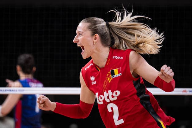 Volleyball, Frauen, Nations League, Belgien - Frankreich