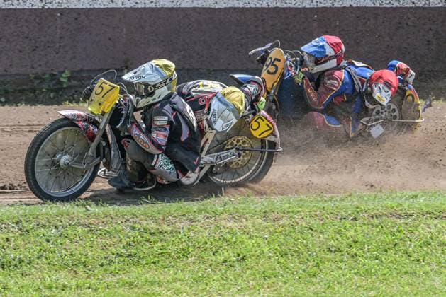 Motorsport, Speedway, ADAC Sandbahnrennen in Hechthausen