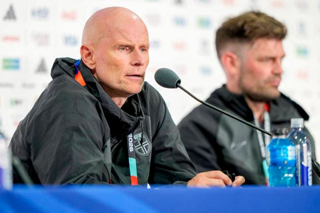 Fußball, FIFA WM 2026, Nationalteam Norwegen, Pressekonferenz