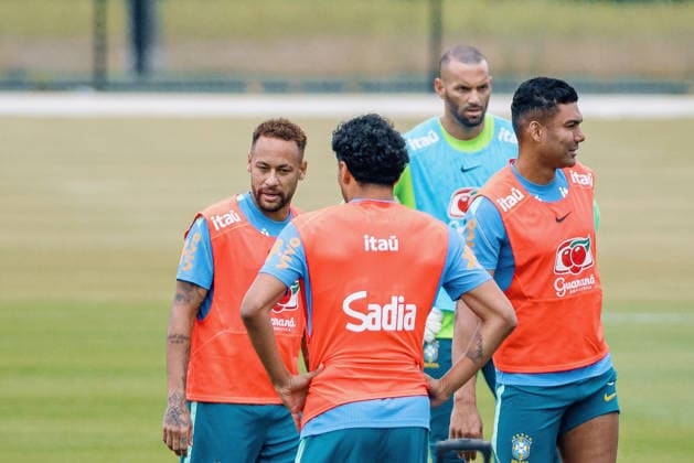Fußball, FIFA WM 2026, Nationalteam Brasilien, Training