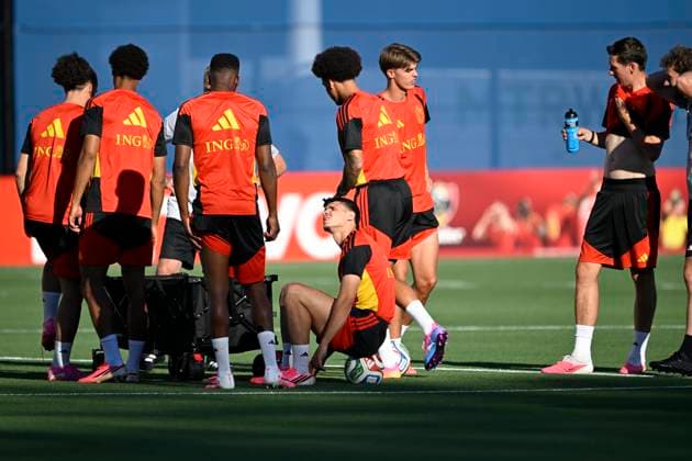 Fußball, FIFA WM 2026, Nationalteam Belgien, Training