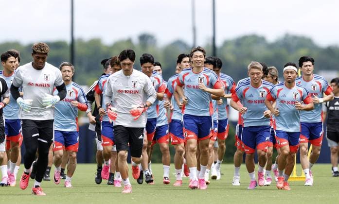Fußball, FIFA WM 2026, Nationalteam Japan, Training