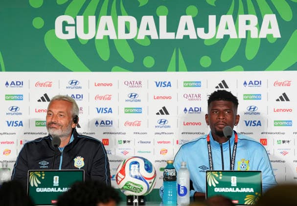 Fußball, FIFA WM 2026, Nationalteam DR Kongo, Pressekonferenz