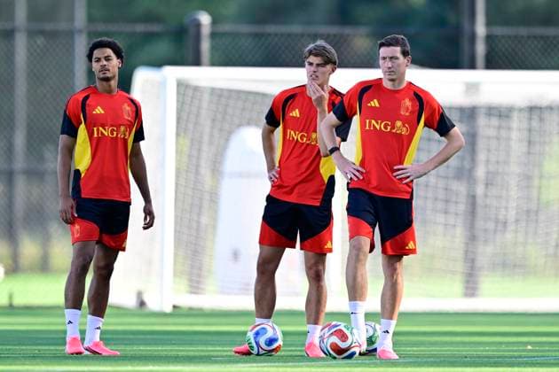 Fußball, FIFA WM 2026, Nationalteam Belgien, Training