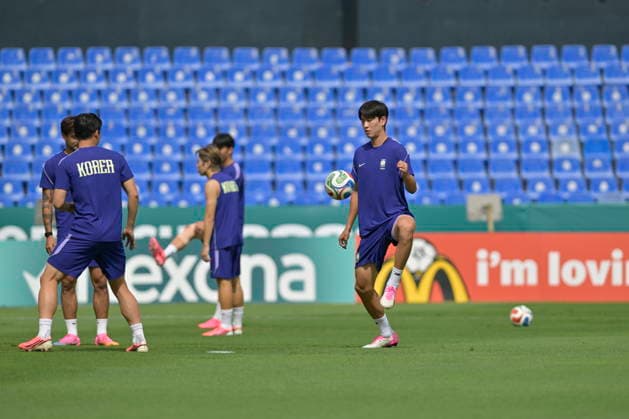 Fußball, FIFA WM 2026, Nationalteam Südkorea, Training