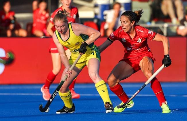 Feldhockey, Frauen, FIH Pro League, Belgien - Australien