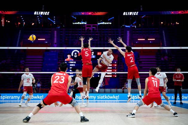 Volleyball, Nations League, China - Türkei