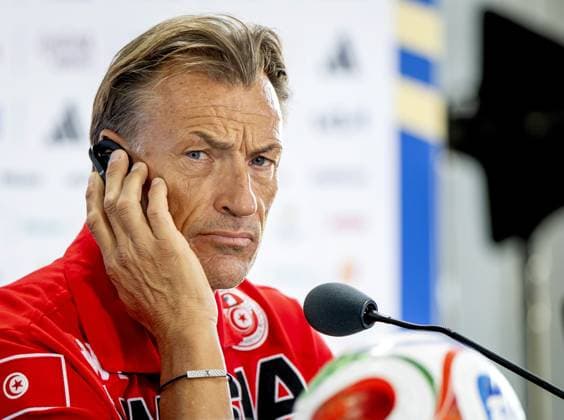 Fußball, FIFA WM 2026, Nationalteam Tunesien, Pressekonferenz