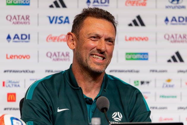 Fußball, FIFA WM 2026, Nationalteam Australien, Pressekonferenz