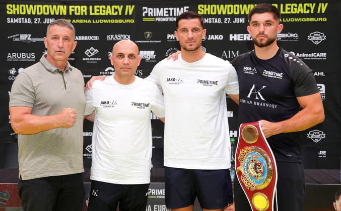 Boxen, Boxnacht Showdown for Legacy, Pressekonferenz in Ludwigsburg