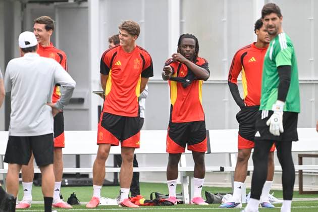 Fußball, FIFA WM 2026, Nationalteam Belgien, Training