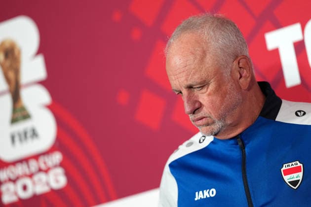 Fußball, FIFA WM 2026, Nationalteam Irak, Pressekonferenz