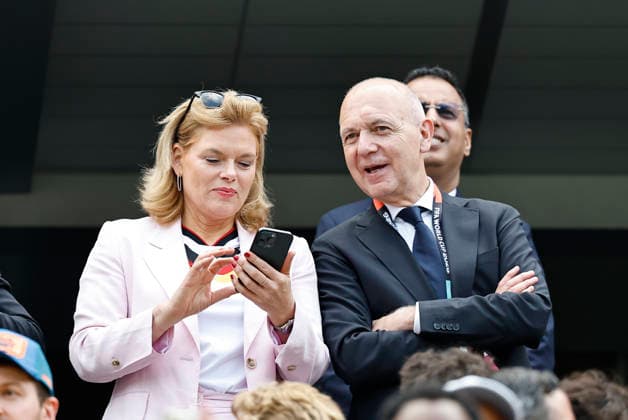 Fußball, FIFA WM 2026, Ecuador - Deutschland, Julia Klöckner auf der Tribüne
