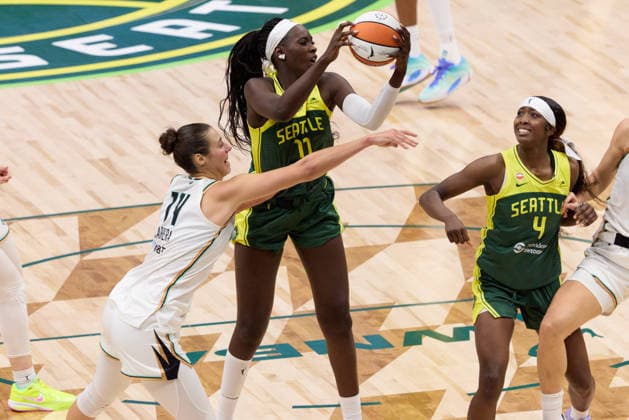 Basketball, WNBA, Seattle Storm - New York Liberty