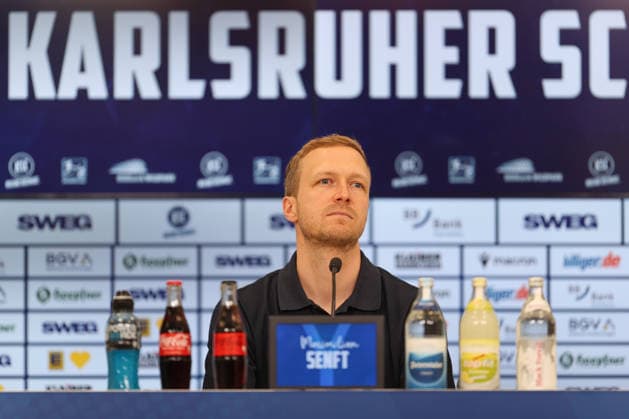Fußball, 2. BL, Karlsruher SC präsentiert neuen Trainer Maximilian Senft