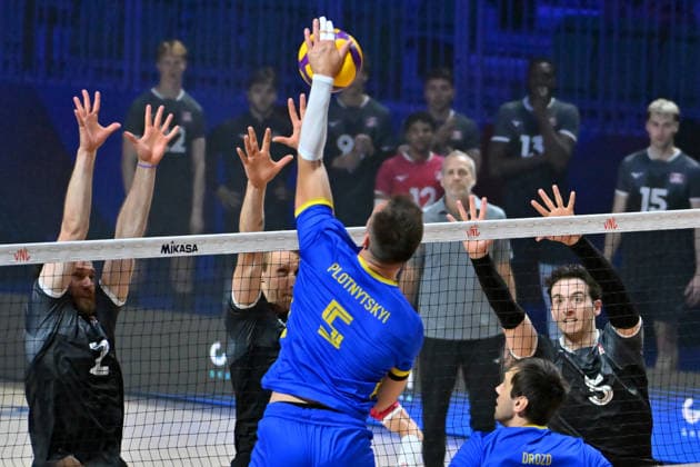 Volleyball, FIVB Nations League, Ukraine - Kanada