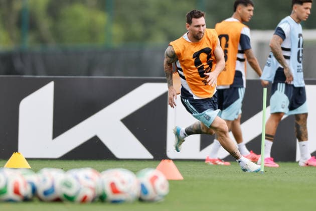 Fußball, FIFA WM 2026, Nationalteam Argentinien, Training