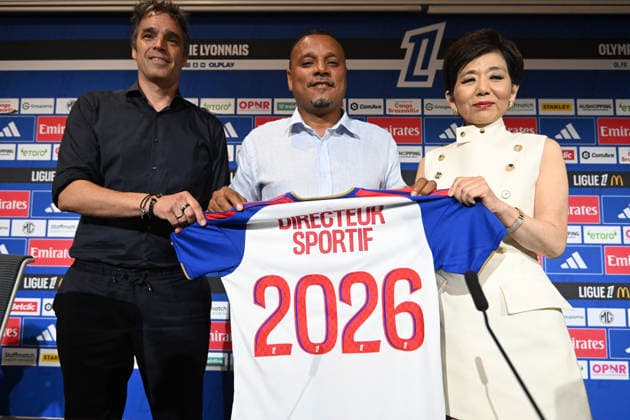 Fußball, Frankreich, Olympique Lyonnais Pressekonferenz