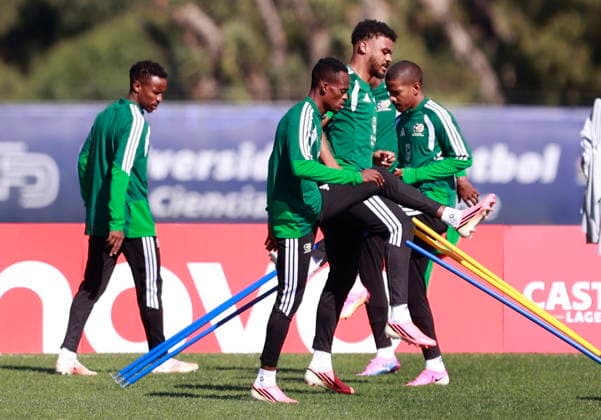 Fußball, FIFA WM 2026, Nationalteam Südafrika, Training