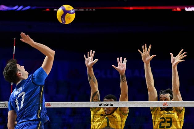 Volleyball, FIVB Nations League, Brasilien - Italien