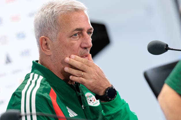 Fußball, FIFA WM 2026, Nationalteam Algerien, Pressekonferenz