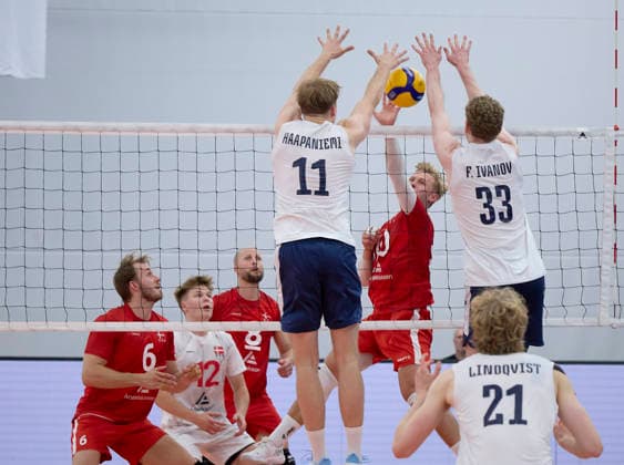Volleyball, Europaliga, Dänemark - Finnland