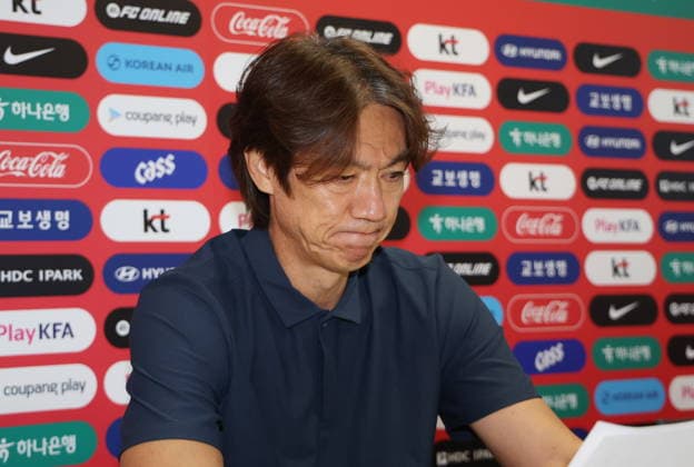 Fußball, FIFA WM 2026, Nationalteam Südkorea, Pressekonferenz