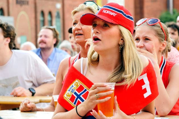 Fußball, FIFA WM 2026, Elfenbeinküste - Norwegen, Public Viewing in Berlin