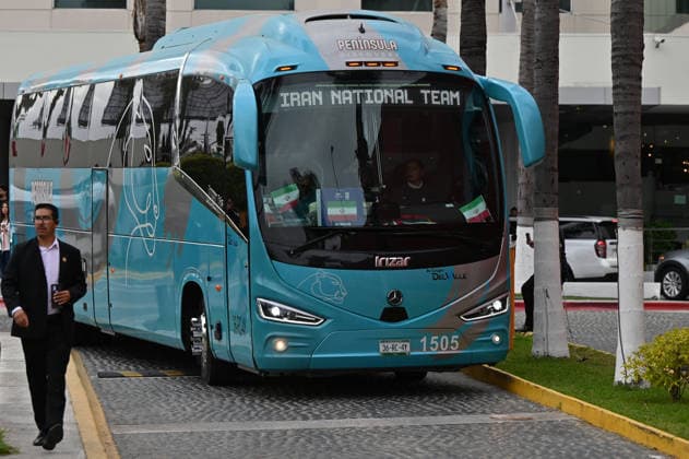 Fußball, FIFA WM 2026, Nationalteam Iran, Abreise aus Tijuana