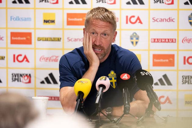 Fußball, FIFA WM 2026, Nationalteam Schweden, Pressekonferenz