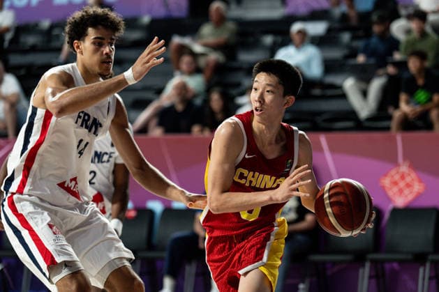 Basketball, U17 WM, Frankreich - China