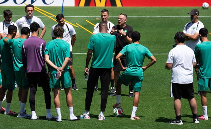Fußball, FIFA WM 2026, Nationalteam Marokko, Training