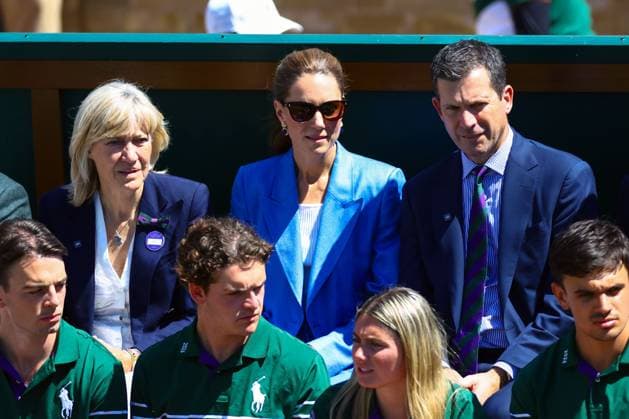 Tennis, Wimbledon, Tag 4, Prinzessin Kate auf der Tribüne
