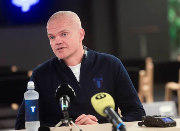 Fußball, Schweden, Malmö FF, Pressekonferenz mit neuem Trainer Gaute Helstrup