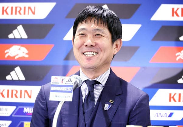 Fußball, FIFA WM 2026, Nationalteam Japan, Pressekonferenz nach der Rückkehr in Japan