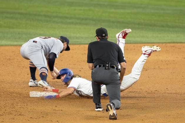 Baseball, MLB, Texas Rangers - Detroit Tigers