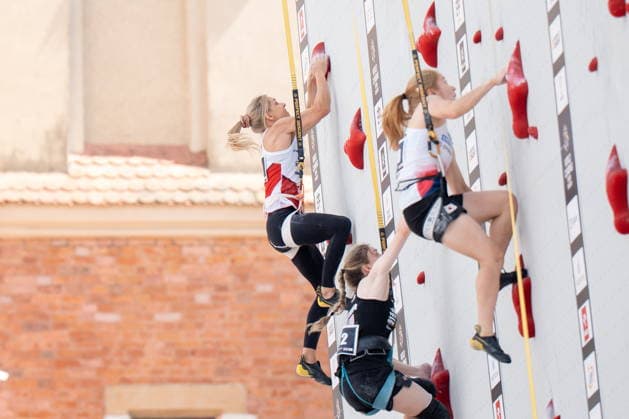 Klettern, Speedclimbing, IFSC Weltcup in Krakau